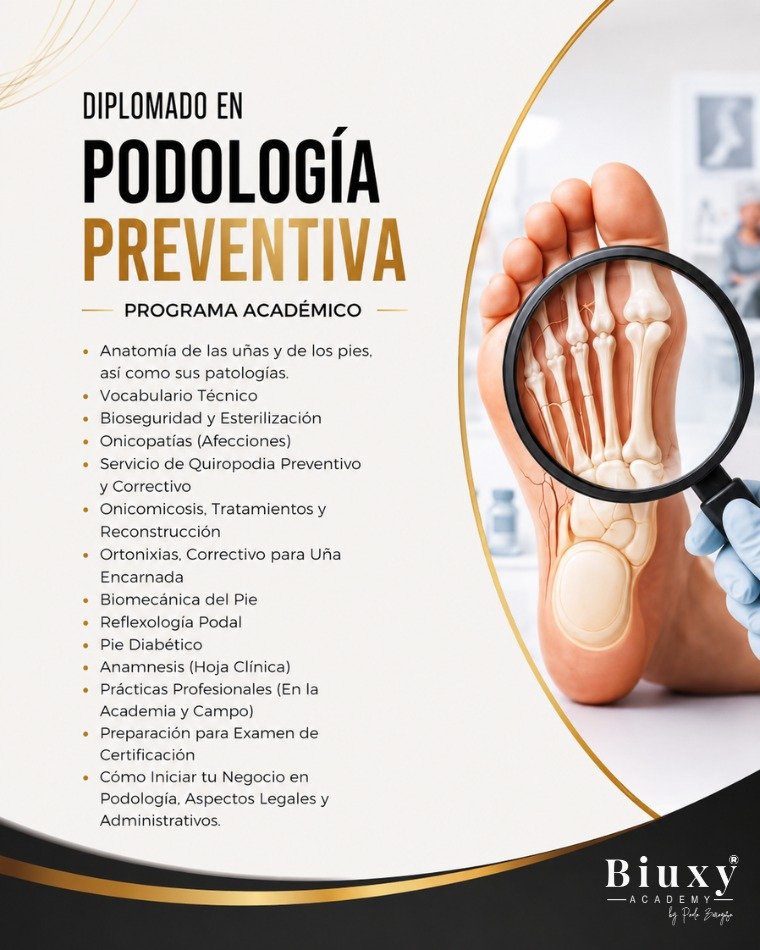 Programa académico del Diplomado en Podología Preventiva